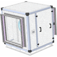 Вентилятор в шумоизолированном каркасе VS(EC3) Pro-150x120 (B630*2)