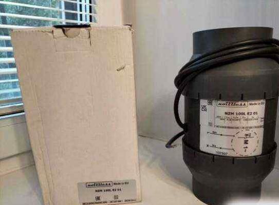 Канальный круглый вентилятор Noizzless NZM 100L E2 01