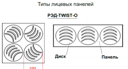 Приточный дифузор Redvent РЭД-TWIST 600
