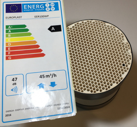 Внутристенный рекуператор Europlast EER100S