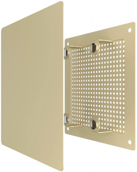 Металлическая решетка ERA RVM D100140х140 окраш.сталь Beige