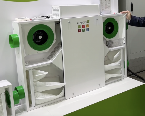 Приточно-вытяжная вентиляционная установка 500 Alasca ECO H300EC W