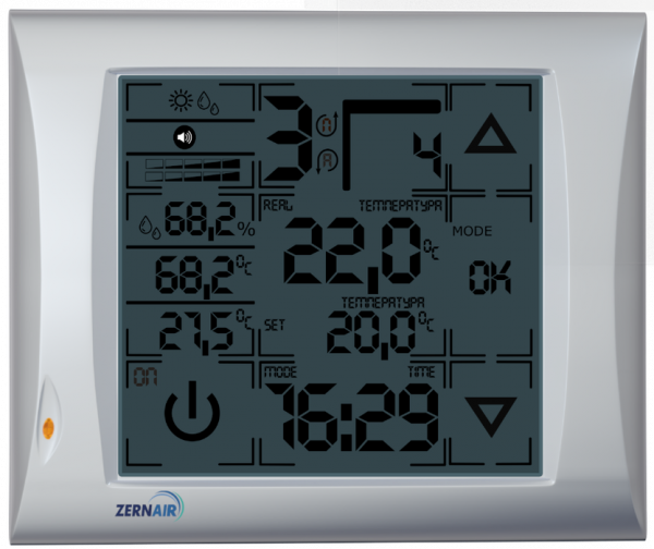 Приточная вентиляционная установка ZERNBOX 2000 EH15-A С51