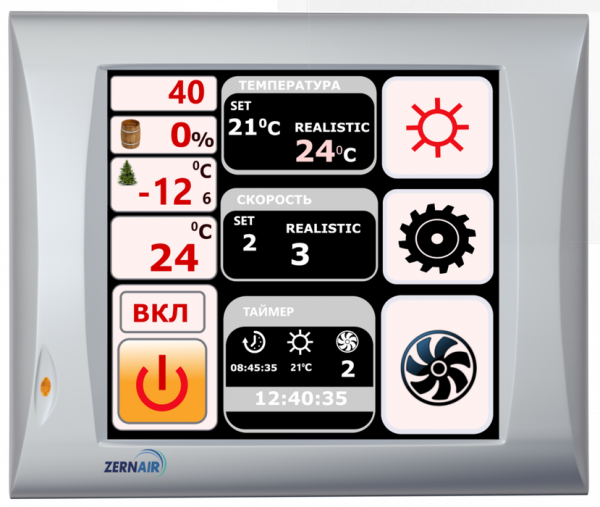 Приточная вентиляционная установка ZERNBOX 1500 EH15-A С52