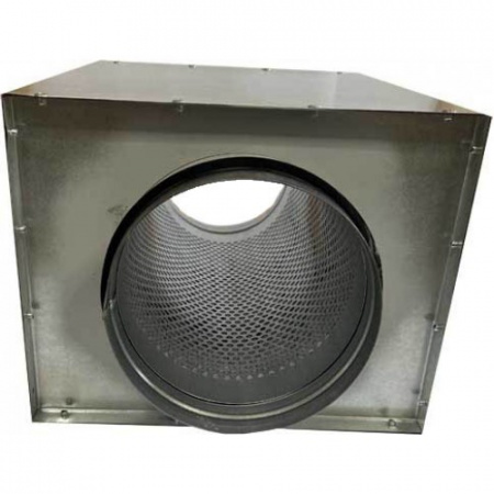 Шумоглушитель N 6-125 239х181 (компактный корпус)